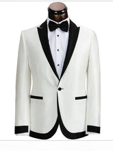 Load image into Gallery viewer, Classic Style Dark Blue Tuxedos Inspired By Men Suit Worn In James Bond Wedding Suit For Men Groom Jacket Pants Bow BLack