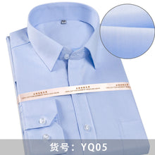 Load image into Gallery viewer, Quality Luxury Cotton Men's Long Sleeve Dress Shirts Business Formal Non Iron Male Shirts