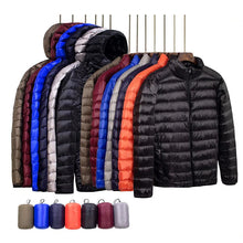 Load image into Gallery viewer, New Autumn And Winter Down Jacket Men's Fashion Hooded Super Light Warm Slim Coat Down Jacket Men's Coat