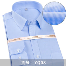 Load image into Gallery viewer, Quality Luxury Cotton Men's Long Sleeve Dress Shirts Business Formal Non Iron Male Shirts