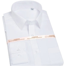 Load image into Gallery viewer, Quality Luxury Cotton Men's Long Sleeve Dress Shirts Business Formal Non Iron Male Shirts