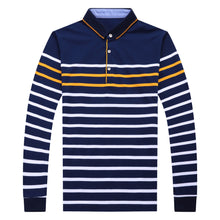 Load image into Gallery viewer, Liseaven Men Polo Shirt Cotton New Long Sleeve Striped Polos Slim Fit Male Shirt Camisas Tees Tops