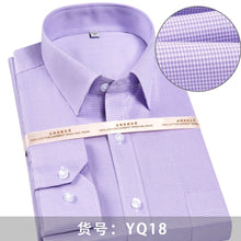 Load image into Gallery viewer, Quality Luxury Cotton Men's Long Sleeve Dress Shirts Business Formal Non Iron Male Shirts