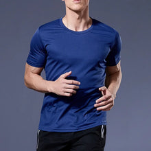 Load image into Gallery viewer, Summer Sport Gym t Shirt Men Quick Dry Running Bodybuilding Shirts Men Short Sleeve Fitness Tops Oversized Brazil t-Shirt Jersey