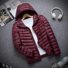 Load image into Gallery viewer, New Autumn And Winter Down Jacket Men's Fashion Hooded Super Light Warm Slim Coat Down Jacket Men's Coat