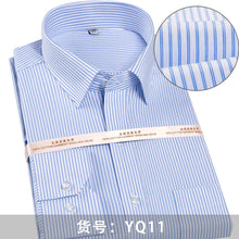Load image into Gallery viewer, Quality Luxury Cotton Men's Long Sleeve Dress Shirts Business Formal Non Iron Male Shirts