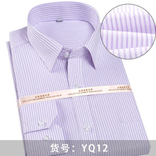 Load image into Gallery viewer, Quality Luxury Cotton Men's Long Sleeve Dress Shirts Business Formal Non Iron Male Shirts