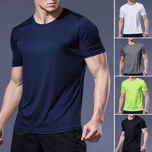 Load image into Gallery viewer, Summer Sport Gym t Shirt Men Quick Dry Running Bodybuilding Shirts Men Short Sleeve Fitness Tops Oversized Brazil t-Shirt Jersey