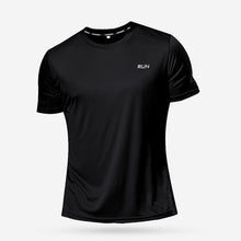 Load image into Gallery viewer, High Quality Polyester Men Running T Shirt Quick Dry Fitness Shirt Training Exercise Clothes Gym Sport Shirt Tops Lightweight