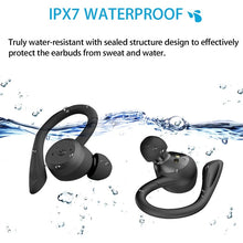 Load image into Gallery viewer, 20 Hours Play time Swimming Waterproof Bluetooth Earphone Dual Wear Style Sport Wireless Headset TWS Ipx7 Earbuds Stereo