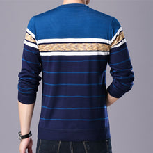 Load image into Gallery viewer, Liseaven Men Sweater O-Neck Casual Striped Sweaters Autumn Winter Brand Mens Pullovers