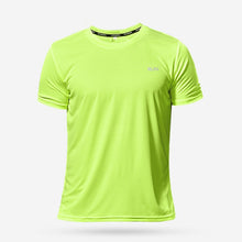 Load image into Gallery viewer, High Quality Polyester Men Running T Shirt Quick Dry Fitness Shirt Training Exercise Clothes Gym Sport Shirt Tops Lightweight