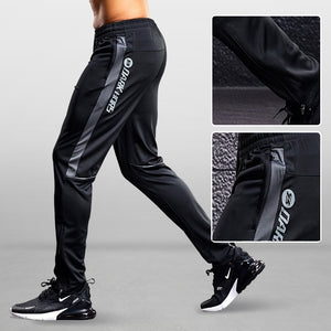 Sport Pants Men Running Pants With Zipper Pockets Men Training and Joggings Pants Casual Sportwear Pants For Men