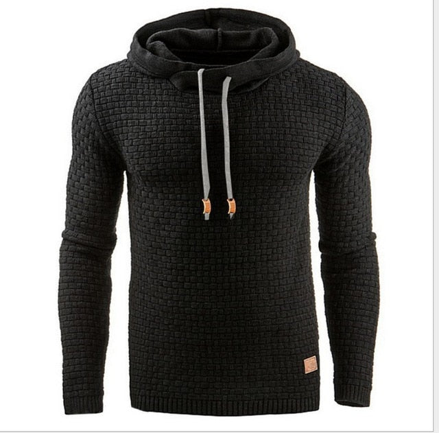 Men's Black Hoodies Sweatshirts