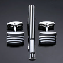 Load image into Gallery viewer, High Quality Cuff links necktie clip set Men Jewelry