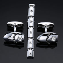 Load image into Gallery viewer, High Quality Cuff links necktie clip set Men Jewelry