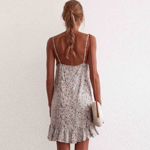 Sleeveless beach Boho strap dress