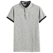 Load image into Gallery viewer, Guitar Printed Stand Collar Polo Shirt