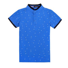 Load image into Gallery viewer, Guitar Printed Stand Collar Polo Shirt