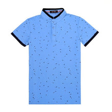 Load image into Gallery viewer, Guitar Printed Stand Collar Polo Shirt