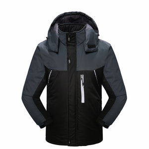 Hooded coat casual parkas overcoat