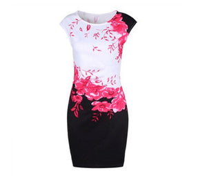 Women Dress Casual Sleeveless ONeck