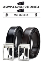 Load image into Gallery viewer, Belts Gold Metal Genuine Leather