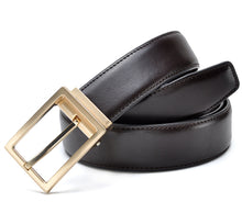 Load image into Gallery viewer, Belts Gold Metal Genuine Leather