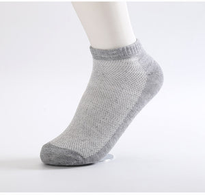 Men Summer Breathable Thin Boat Socks