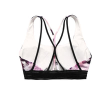 Load image into Gallery viewer, Printed Striped Shoulder Strap Sports Bra