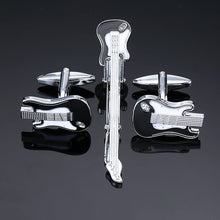 Load image into Gallery viewer, High Quality Cuff links necktie clip set Men Jewelry