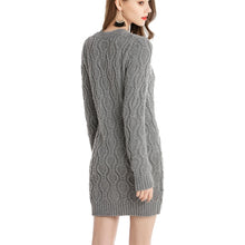 Load image into Gallery viewer, Female Long Sleeve Knitted Dress