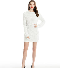 Load image into Gallery viewer, Female Long Sleeve Knitted Dress