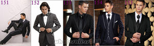 Mens Suits Groomsmen Shawl Satin Lapel Groom Tuxedos Black Wedding Best Man Suit