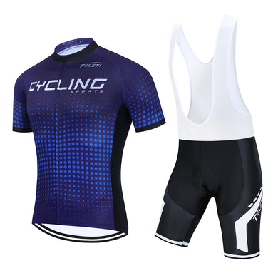 Summer Men Cycling Jersey Set Bike Shorts Clothing Bicycle Shirt Jumpsuit Suit Dress Sport Clothes Kit Maillot Uniform Bib Pants