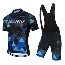 Load image into Gallery viewer, Summer Men Cycling Jersey Set Bike Shorts Clothing Bicycle Shirt Jumpsuit Suit Dress Sport Clothes Kit Maillot Uniform Bib Pants