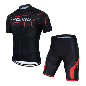 Summer Men Cycling Jersey Set Bike Shorts Clothing Bicycle Shirt Jumpsuit Suit Dress Sport Clothes Kit Maillot Uniform Bib Pants