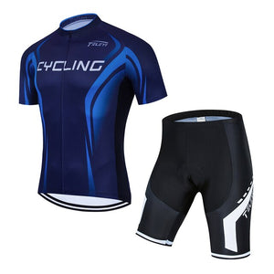 Summer Men Cycling Jersey Set Bike Shorts Clothing Bicycle Shirt Jumpsuit Suit Dress Sport Clothes Kit Maillot Uniform Bib Pants