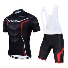 Load image into Gallery viewer, Summer Men Cycling Jersey Set Bike Shorts Clothing Bicycle Shirt Jumpsuit Suit Dress Sport Clothes Kit Maillot Uniform Bib Pants