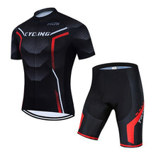 Load image into Gallery viewer, Summer Men Cycling Jersey Set Bike Shorts Clothing Bicycle Shirt Jumpsuit Suit Dress Sport Clothes Kit Maillot Uniform Bib Pants