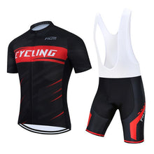 Load image into Gallery viewer, Summer Men Cycling Jersey Set Bike Shorts Clothing Bicycle Shirt Jumpsuit Suit Dress Sport Clothes Kit Maillot Uniform Bib Pants