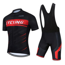 Load image into Gallery viewer, Summer Men Cycling Jersey Set Bike Shorts Clothing Bicycle Shirt Jumpsuit Suit Dress Sport Clothes Kit Maillot Uniform Bib Pants