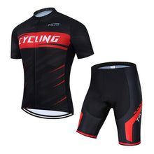 Load image into Gallery viewer, Summer Men Cycling Jersey Set Bike Shorts Clothing Bicycle Shirt Jumpsuit Suit Dress Sport Clothes Kit Maillot Uniform Bib Pants