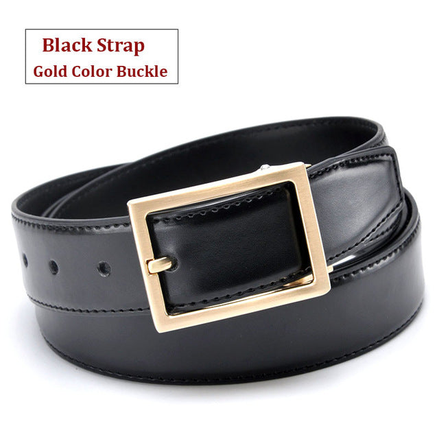 Belts Gold Metal Genuine Leather