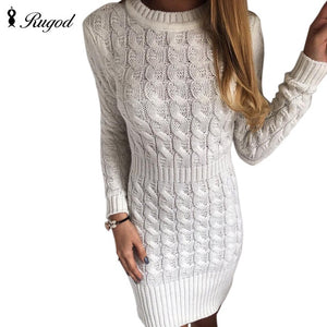 Winter knitted dress