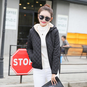 Parkas basic jackets winter outwear coat