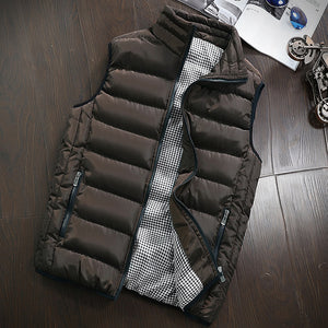 Jackets Thick Vests Man Sleeveless