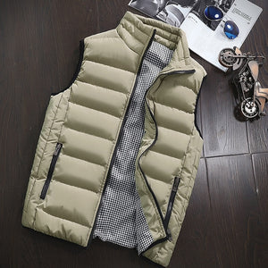 Jackets Thick Vests Man Sleeveless