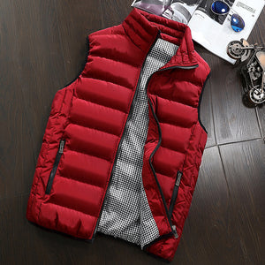 Jackets Thick Vests Man Sleeveless