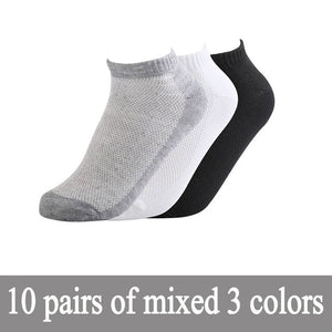 Men Summer Breathable Thin Boat Socks